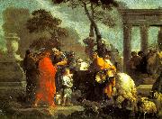 Bourdon, Sebastien The Selling of Joseph into Slavery painting